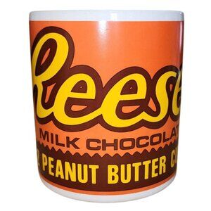 Vintage Billco Reese's Milk Chocolate 2 Peanut Butter Cups Coffee Tea Mug Cup